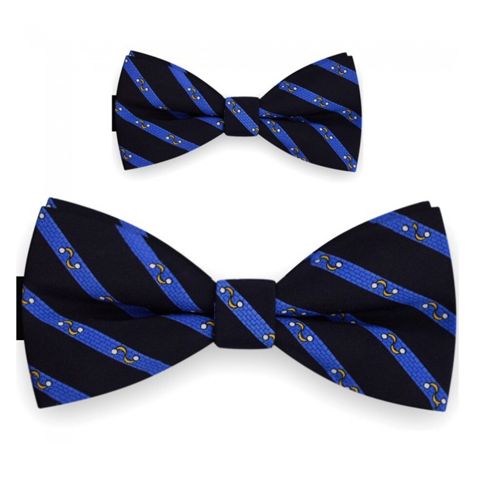 Papioane tata fiu negru, clasic, model buline