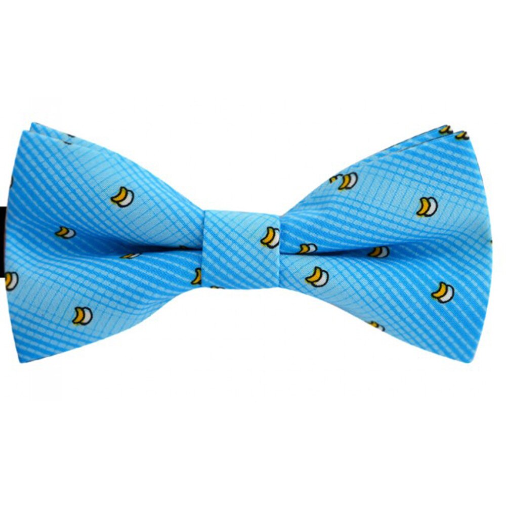 Papion barbati albastru, model semiluna