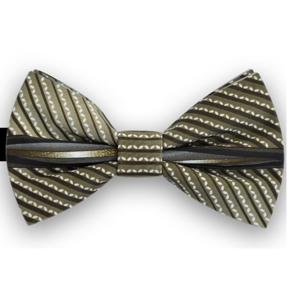 Papion barbati, verde militar, model zig zag