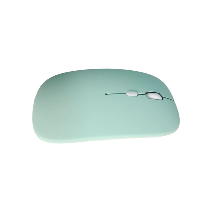Безжична мишка Zeaicos, двурежимен Bluetooth, светлозелена, тиха функция