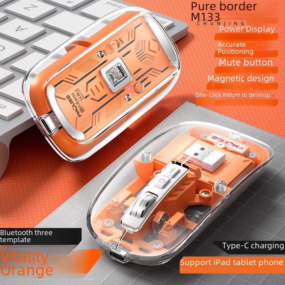 Mouse wireless, Zeaicos, Model M133, Bluetooth, 2400dpi