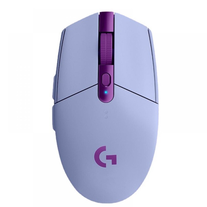 Безжична мишка Zeaicos G304, преносима, лека, лилава