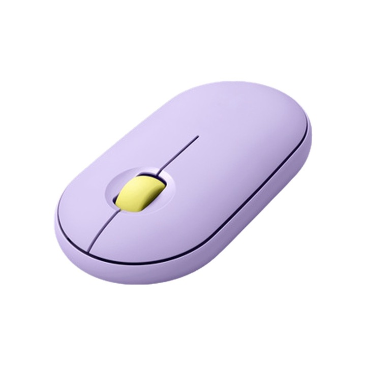 Mouse wireless, Zeaicos, 1000dpi, compact, violet, 107x59x26.5mm