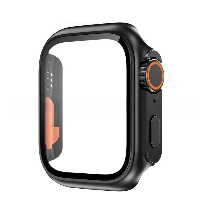 Каишка за Apple Watch Zeaicos, универсална, пълна защита, черно+оранжево, 40мм