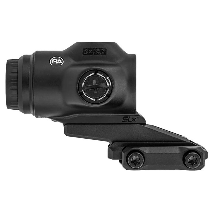 Призматичен мерник SLx 3x Micro Prism ACSS Raptor 7,62/.300BLK, 3x увеличение, червена подсветка, размери 69x12,6 мм, тегло 225 г