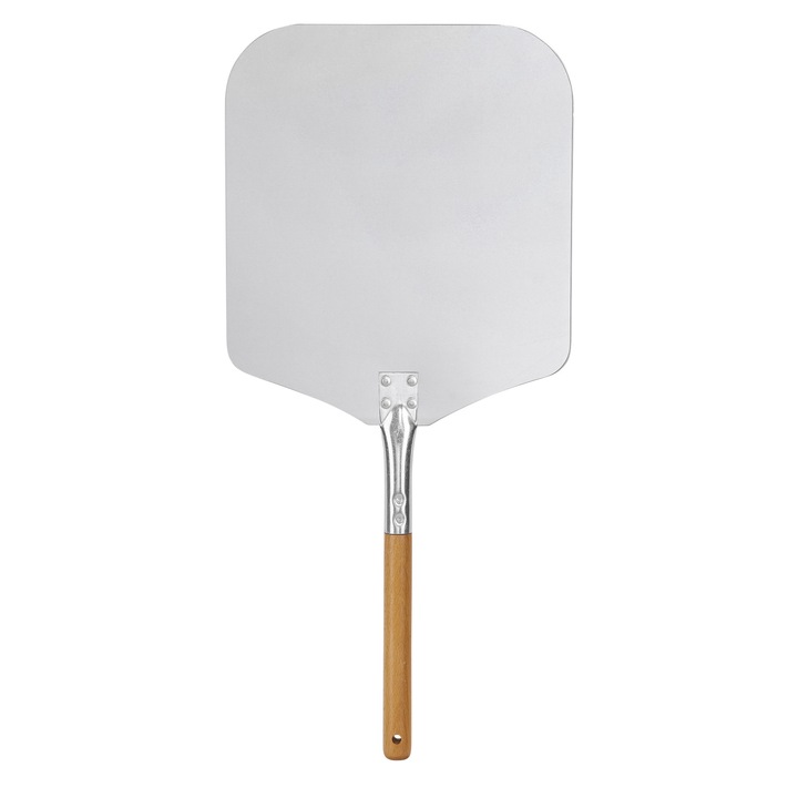 Paleta pizza, TECHNICA, aluminiu, inox, 228x228mm, lungime 300mm