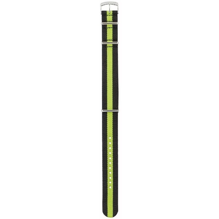 Curea ceas Morellato Nato negru verde 18mm