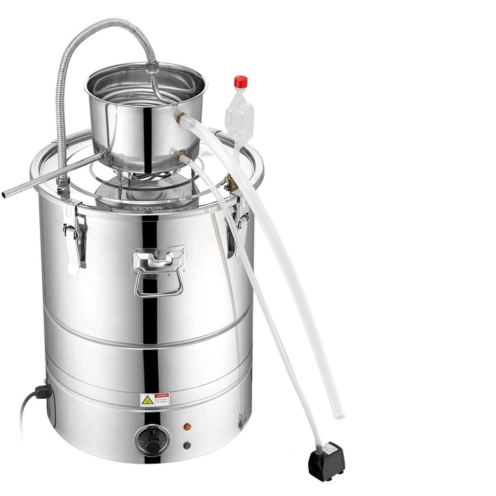 Alkohollepárló, 50L, 2800W, rozsdamentes, komplett készlet