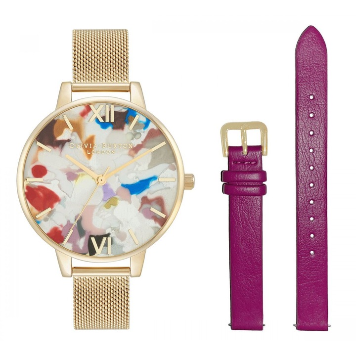 Olivia Burton Női Karóra Pop Art OBGSET153