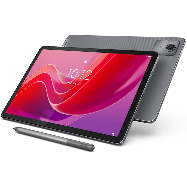 Таблет Lenovo Tab M11, Luna Grey, Cellular с процесор 2x Cortex-A75 (2.0 GHz) + 6x Cortex-A55 (1.8 GHz), 4 GB, 128 GB, Android 13, Сив