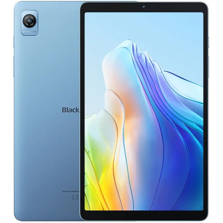 Таблет Blackview Tab 60, Glacial Blue с процесор 2x Cortex-A75 (1.6 GHz) + 6x Cortex-A55 (1.6 GHz), 6 GB, 128 GB, Android 14, Син