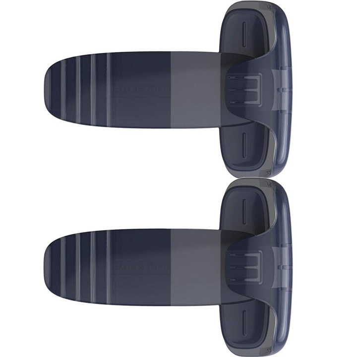 Предпазна ключалка за хладилник, AMRINUGL, дизайн с два бутона, бърз монтаж, комплект от 2 броя