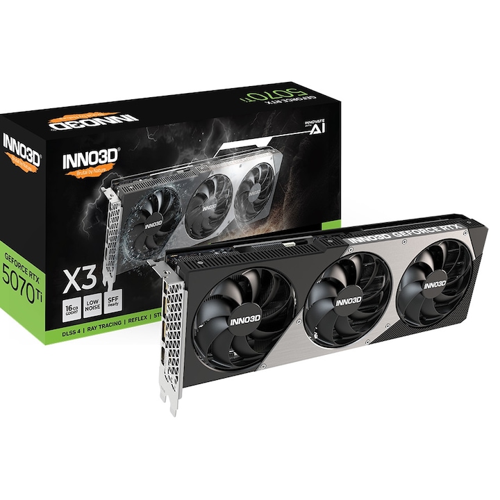 Видео карта Inno3D GeForce RTX 5070 Ti 16GB GDDR7 X3 N507T3-16D7-176068N
