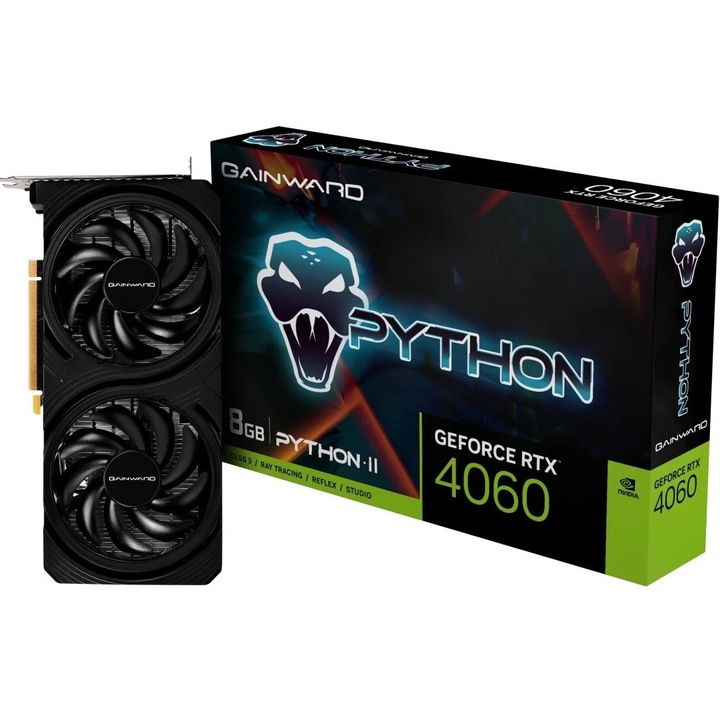 Видео карта Gainward GeForce RTX 4060 Python II 4710562244496_3Y