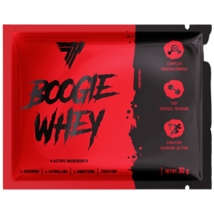 Supliment alimentar, Trec Nutrition Boogie Whey Imbogatit cu Creatina, Napolitana, 30 de grame