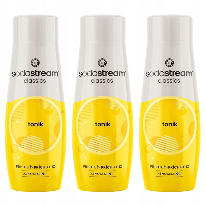 Set siropuri SODASTREAM Tonic 3 x 440 ml, gust intens