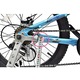 Set 2 roti ajutatoare pentru bicicleta, plastic, ax otel, 24 inch, negru/argintiu