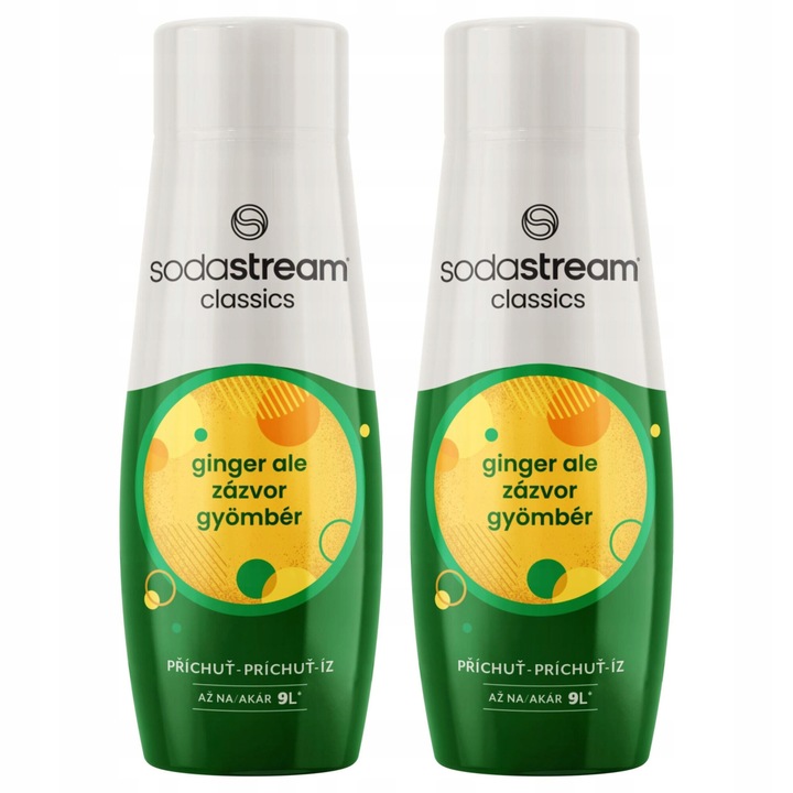 Sirop SodaStream Imbir Ale set 2 x 440 ml, gust intensificat
