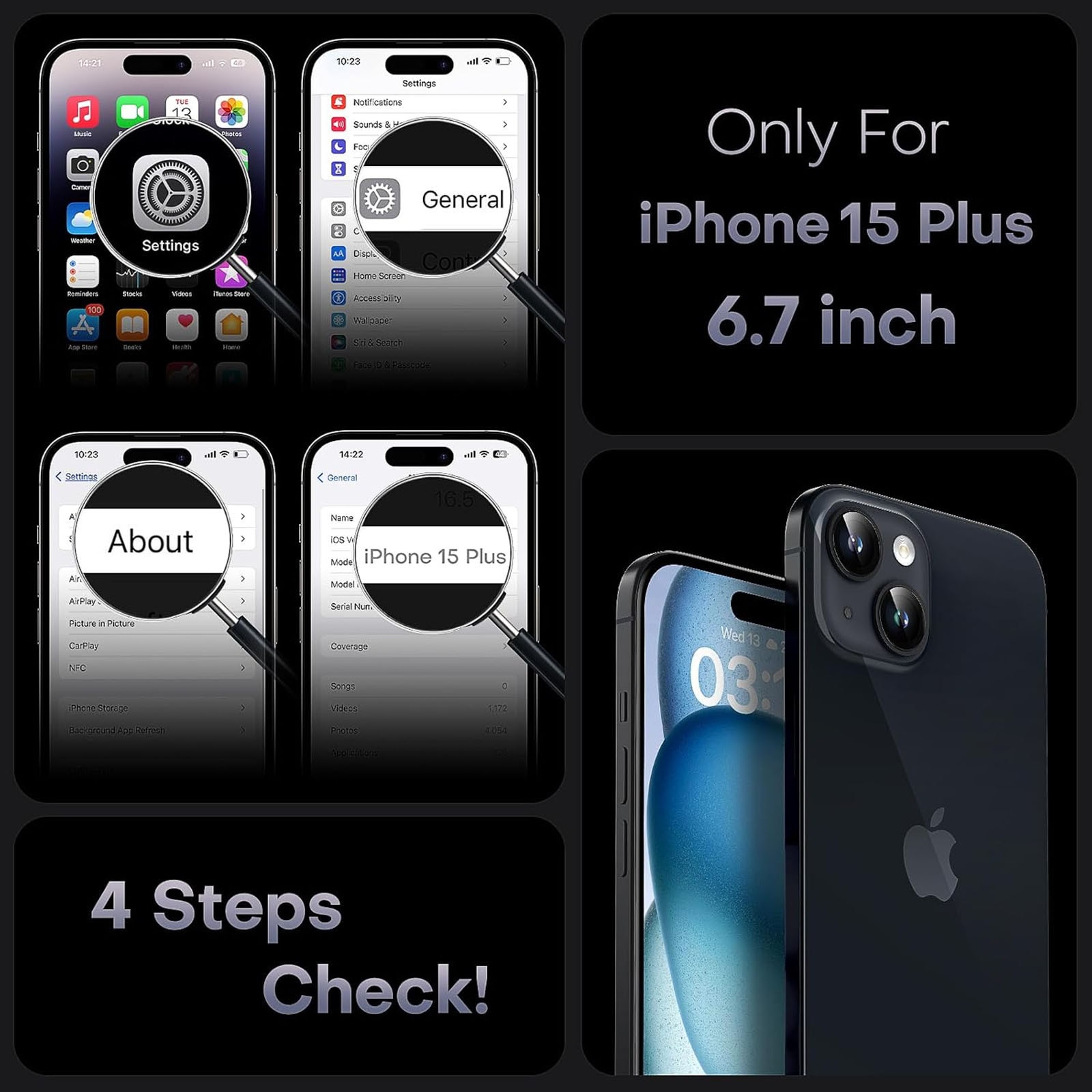 Husa telefon compatibila iPhone 15plus, Hggzeg, Husa protectie, Antizgarieturi si rezistent la socuri, Margini ridicate pentru protectia ecranului, Protectie Camera, Usor de instalat, TPU, Roz