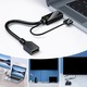 YANYXR HDMI-DisplayPort kábel 19cm 1.8m fekete 4K60Hz