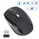 Egér vezeték nélküli YANYXR ergonomikus fekete USB 10m