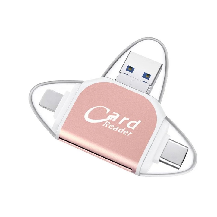 Универсален четец за карти YANYXR многофункционален USB2.0 59.6x8.8x47.8mm