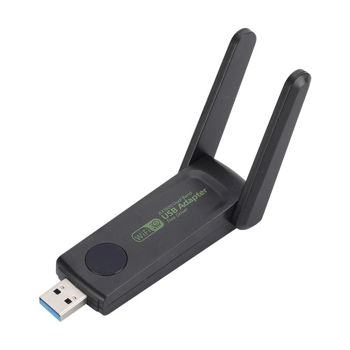 YANYXR kétsávos 150M fekete USB vezeték nélküli hálózati kártya