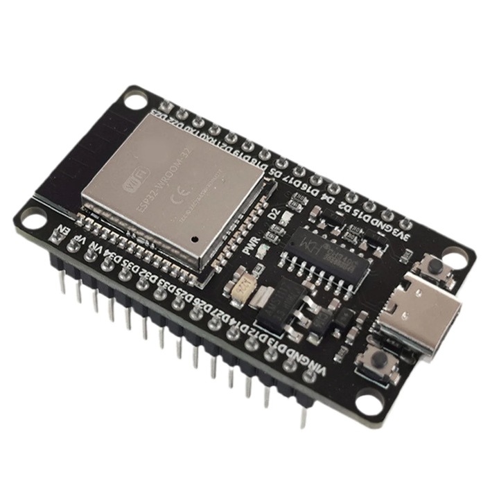 Развойна платка ESP32-DevKitC-32, ESP32-WROOM-32, 52x28 мм, 9.5 г