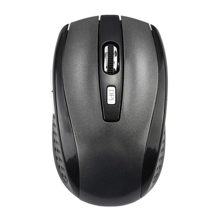 Egér vezeték nélküli YANYXR ergonomikus fekete USB 10m