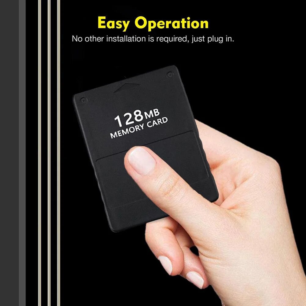 Card de memorie pentru PS2, 128MB, negru - eMAG.ro