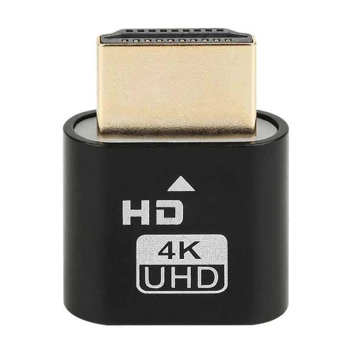 Virtuális kijelző adapter VGA HDMI YANYXR 4K 3840x2160