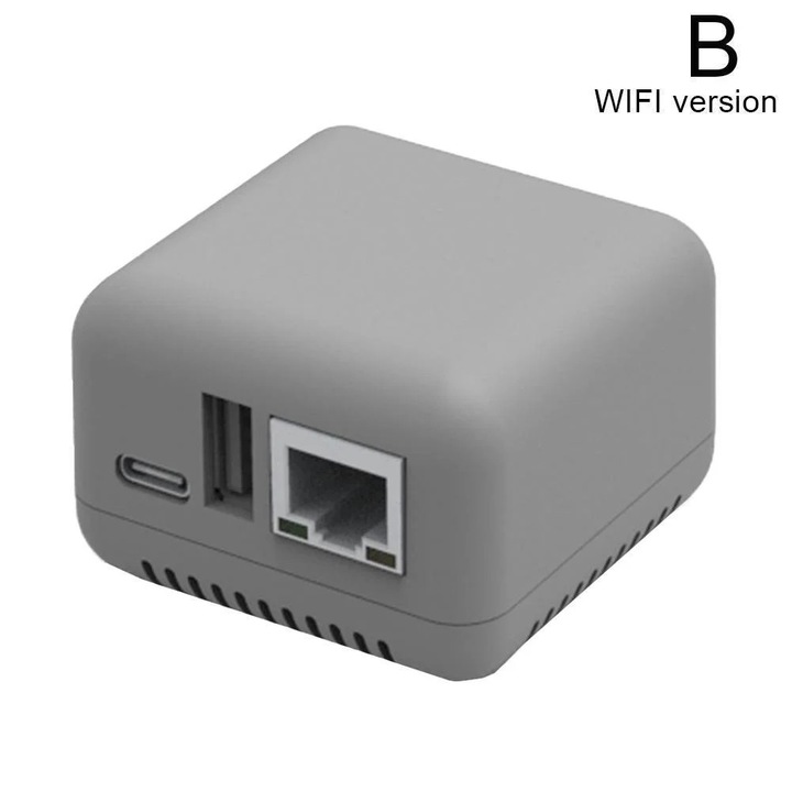 Server de imprimare wireless, compact, gri, 5.3x4 cm
