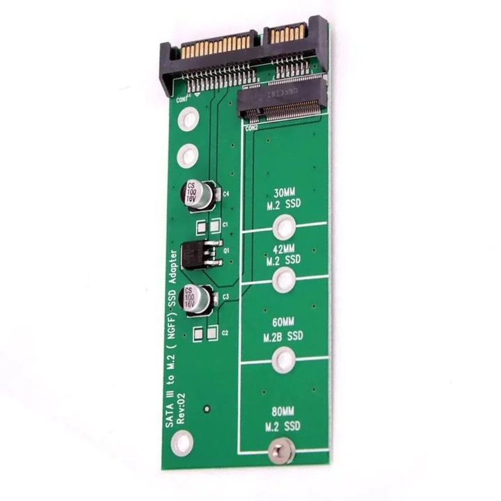 Адаптер M.2 SATA YANYXR 100x43x7mm за SSD NGFF SATA