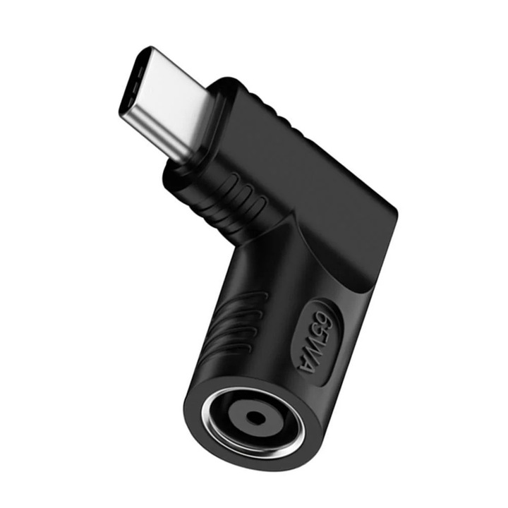 YANYXR 65W USB-C PD laptop töltő adapter, 6 áramkörös védelem, fekete, univerzális