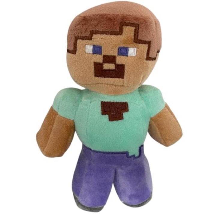 ΠΠ»ΡΡΠ΅Π½Π° ΠΈΠ³ΡΠ°ΡΠΊΠ° Minecraft, Steve, 25 ΡΠΌ, Π»ΠΈΠ»Π°Π²ΠΎ-Π°ΠΊΠ²Π°-ΠΌΠΎΡΡΠΊΠΎ