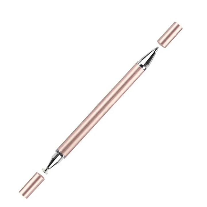 Stylus ecran YANYXR, alb roz auriu negru, 14x1.5x1.5cm, multifunctional