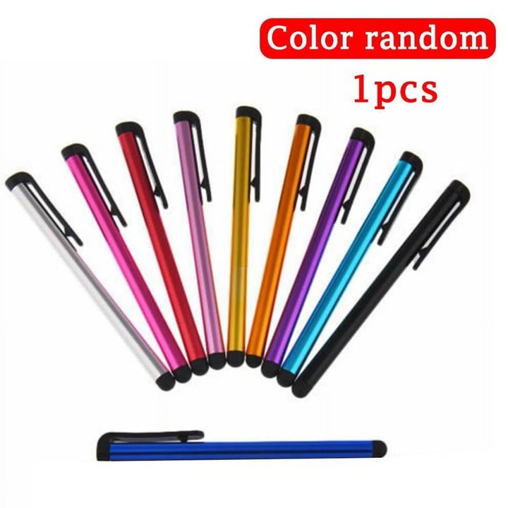 Stylus microfibra YANYXR, varf moale, culoare aleatorie, universal, 14cm
