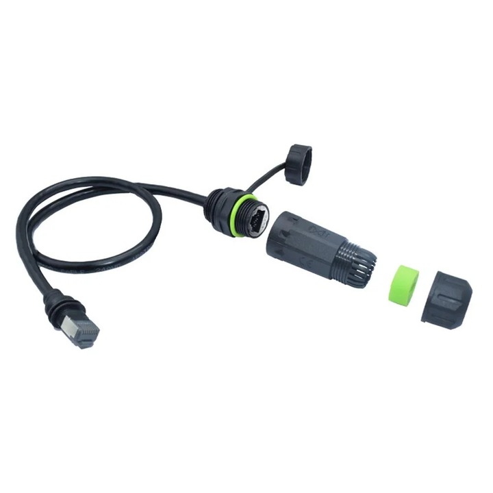 RJ45 hálózati kábel adapter Starlink Gen3 V3-hoz, IP68 vízálló, hosszabbító, 1m