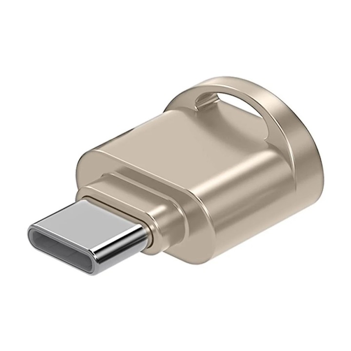 Четец за карти YANYXR USB 3.1 Type-C алуминий 23x16x10mm
