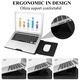 Husa Laptop 13-14 inch compatibila cu MacBook Air, MacBook Pro, Piele Ecologica, Marime Universala, 25 x 34 cm, Negru