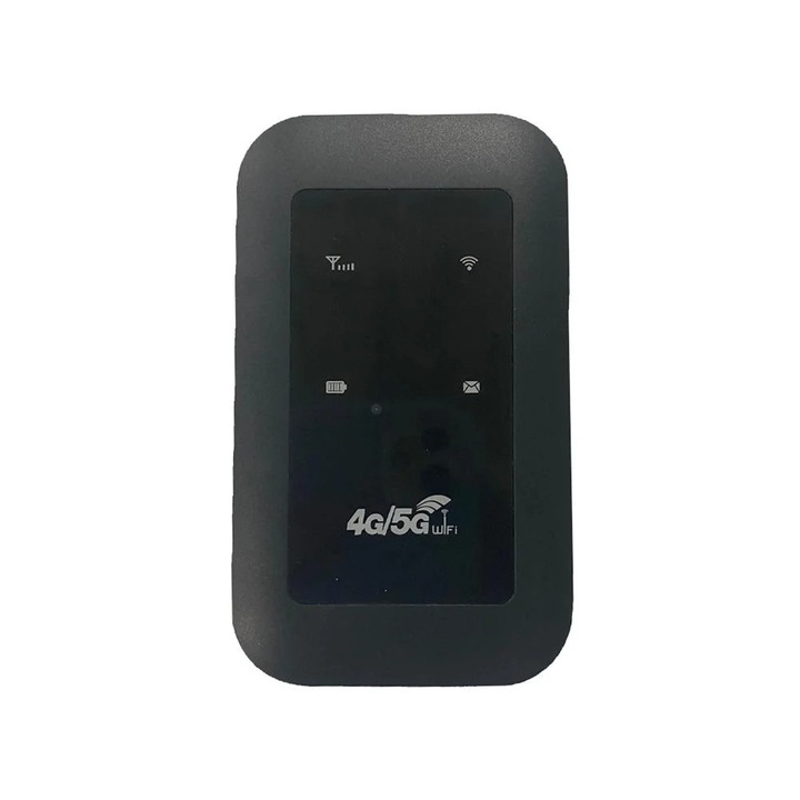 YANYXR K3V3 vezeték nélküli router, 4G LTE, fekete-fehér, 10x6.8x1.3cm