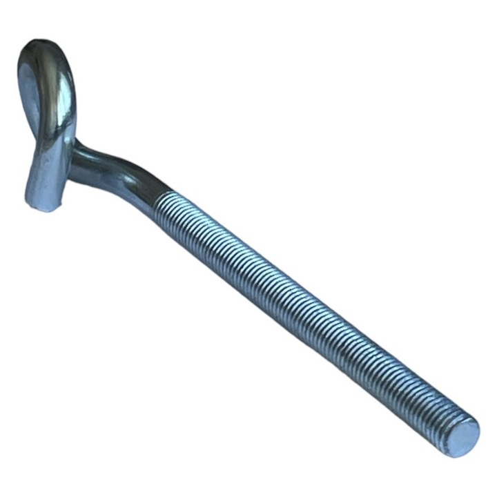 Lengőtartó, BKshop, Mhe, 210/10, 210x10 mm, rögzítő karima, fém, hatszögletű, alumíniumötvözet, sötétszürke, 1 db