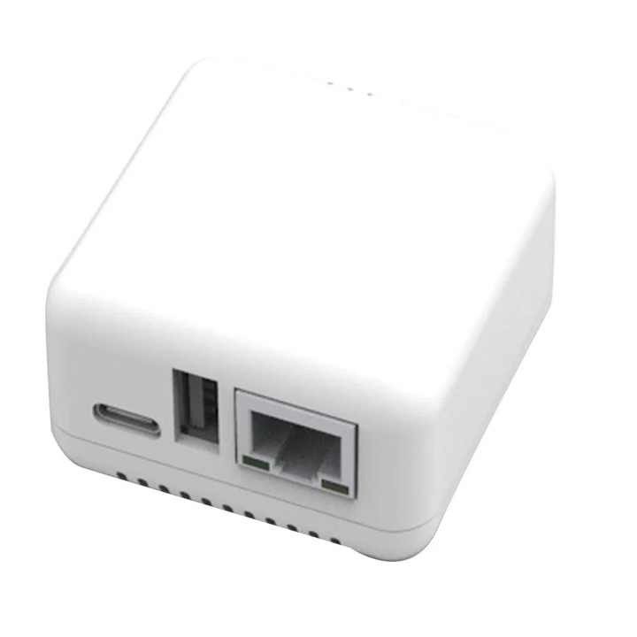 Server de imprimare wireless, USB 2.0, Wi-Fi, Bluetooth 4.0, gri, 5.3x4cm