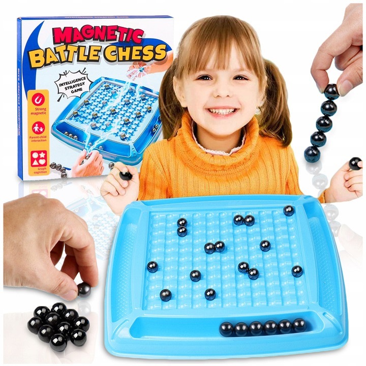 Joc educativ, Pixel, set 20 bile magnetice, dezvoltare logica, 5 ani, multicolor