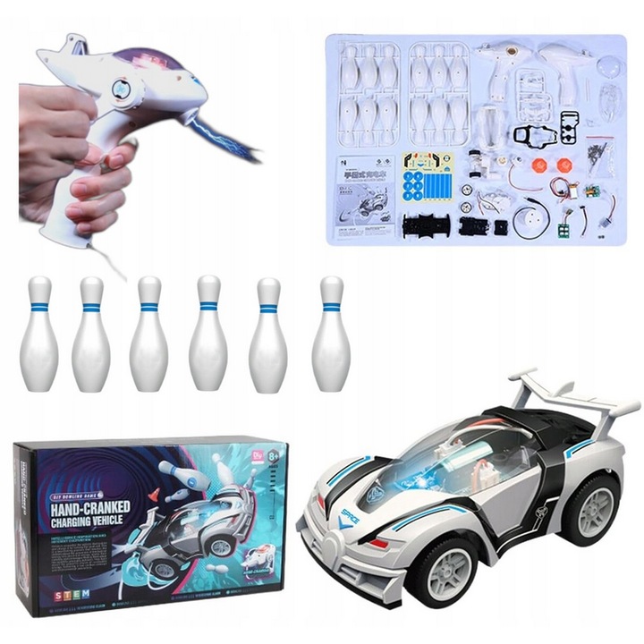 Jucaria Educationala, Kit de constructie inovator, mecanisme si energiei regenerabile, 6+