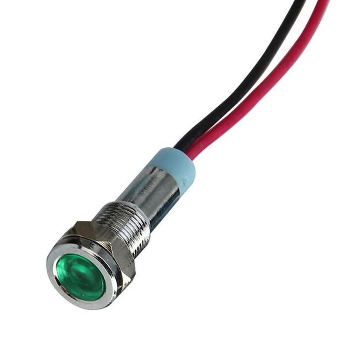 Indicator LED YANYXR 8mm metal multicolor 12V-220V