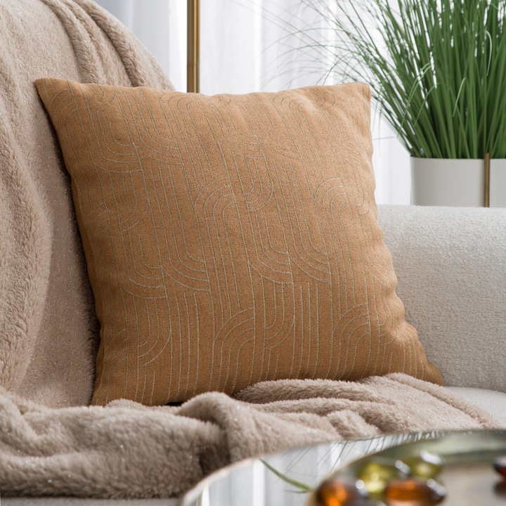 Fata de perna MILA 45 x 45 cm Eurofirany maro