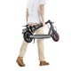 Trotineta electrica Aovopro M365GO, viteza maxima de 31 km/h, distanta maxima de 25 km, motor 350 W, 7, 5 Ah, cauciuc solid, Negru