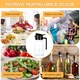 Sticla dozatoare ulei Macvi® 2 in 1, 470ml, cu pulverizator si turnare, control precis, sticla termorezistenta