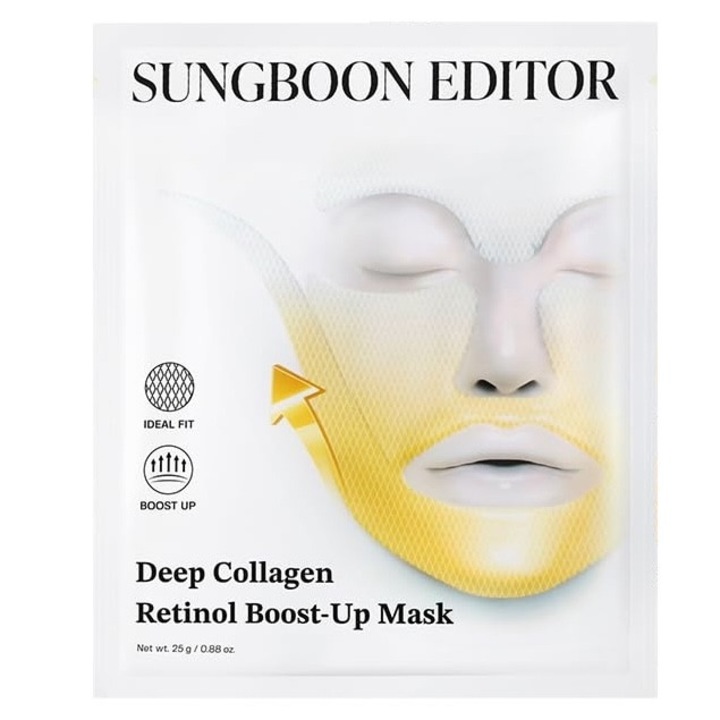 Masca de fata Sungboon Editor Deep Collagen Retinol Tension Boost Up 25g